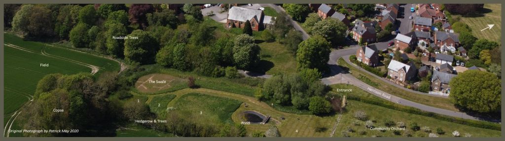 Charlton Down Nature Area Site Layout aerial photograph